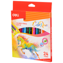 COLOUR PENCILS DELI COLORUN 24 COLOURS